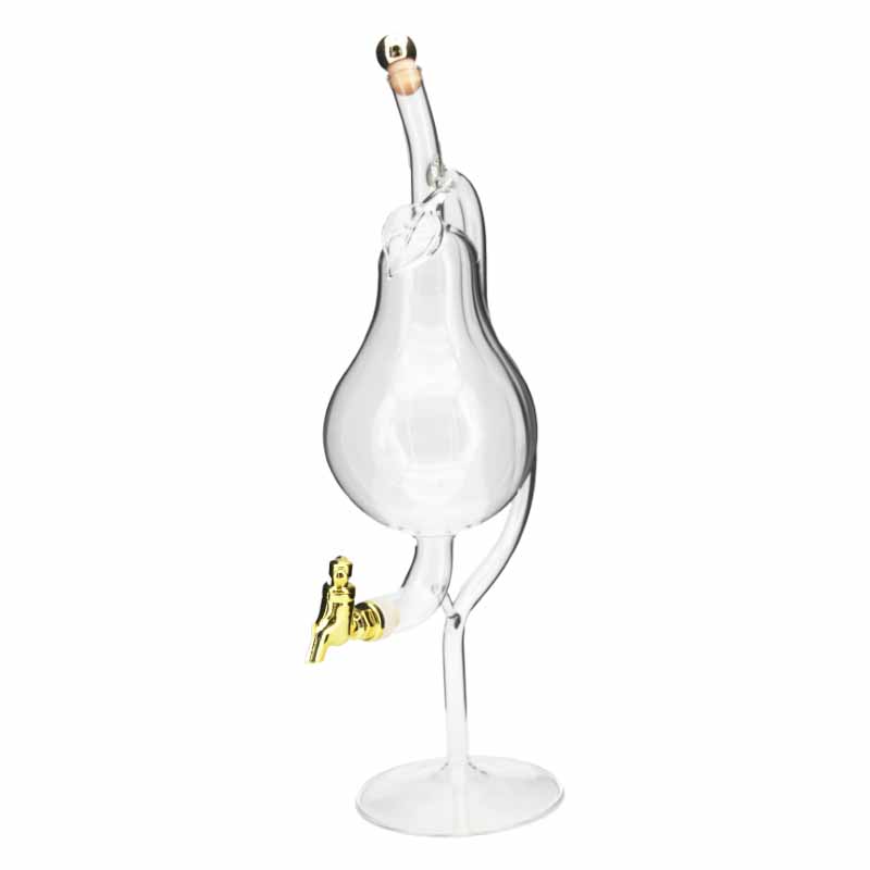 mundgeblasene Flasche | 500ml | Birne | mit Auslaufhahn
