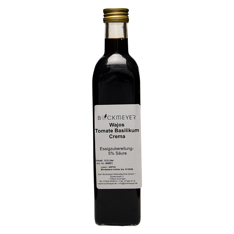 500ml Tomate-Basilikum Crema 3% Säure