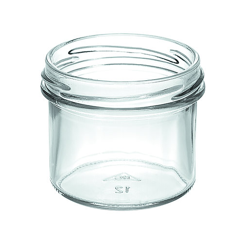 Weithalsglas | 125ml | weiß | TO | 66mm | OHNE Verschluss