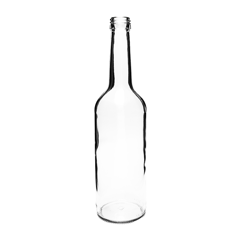 Geradhals Flasche | 500ml | PP28 Mündung | OHNE VERSCHLUSS