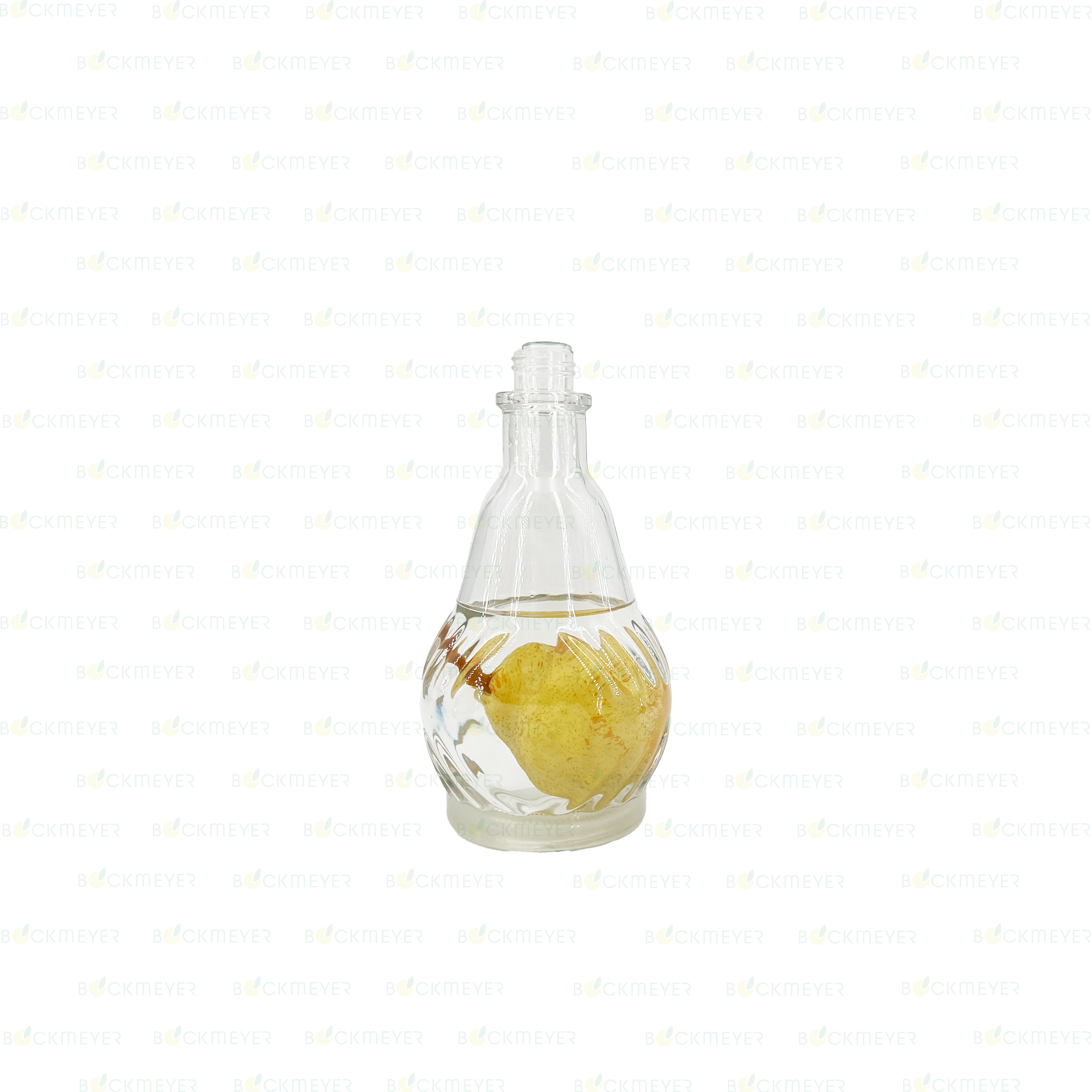 Williamsflasche/Karaffenform mit Frucht 0,7 Liter passender GlasstopfenArtikel 20305