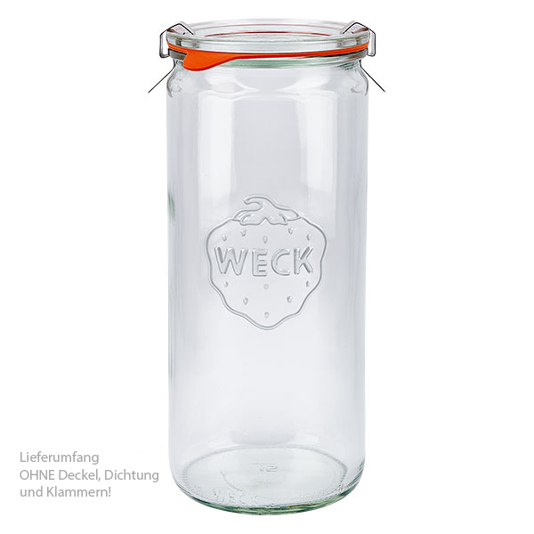 WECK Zylinderglas 1040 ml (OHNE VERSCHLUSS)