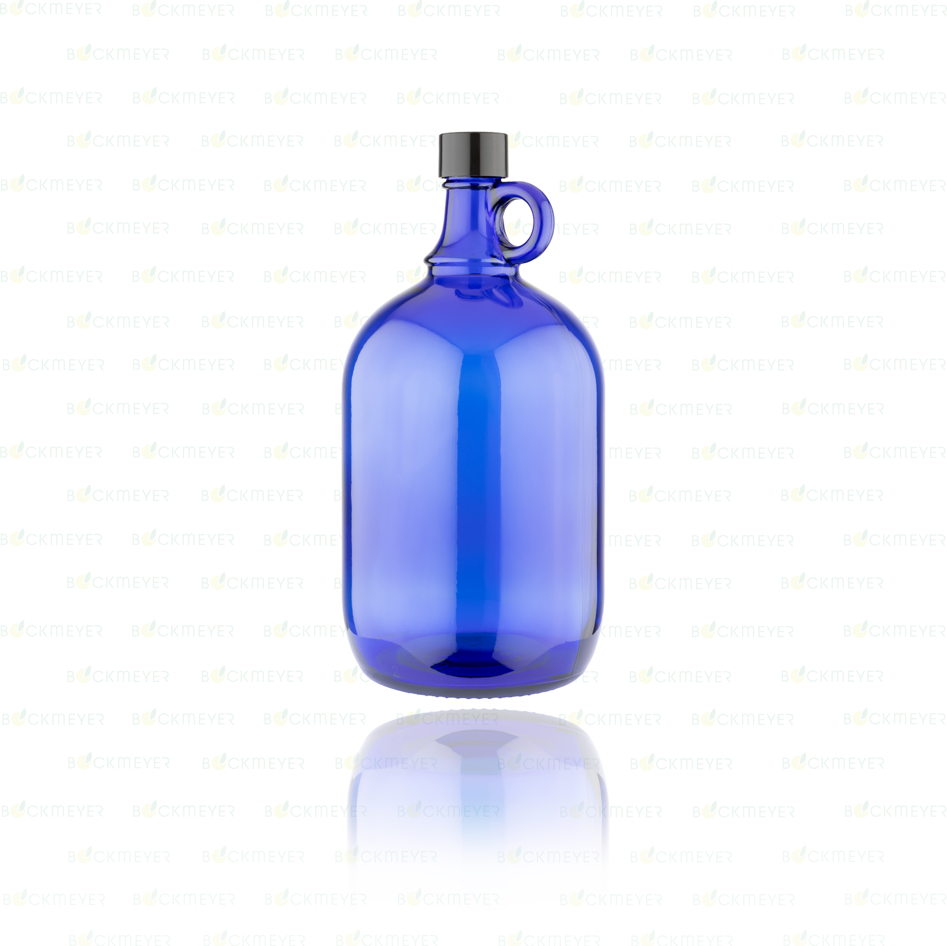 Henkelflasche 2 Liter,  blau (OHNE VERSCHLUSS)