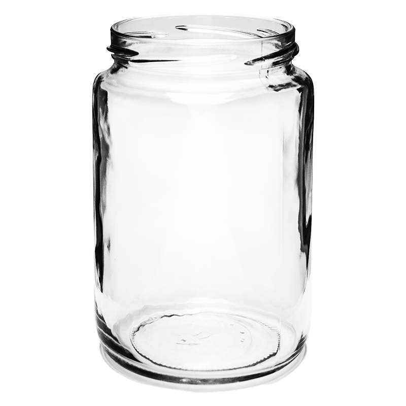 Weithalsglas | 770ml | rund | TO 82mm | OHNE VERSCHLUSS