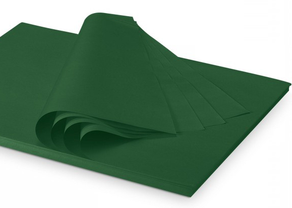 Seidenpapier | 22g/m² | grün | ca. 300 Blatt/Paket