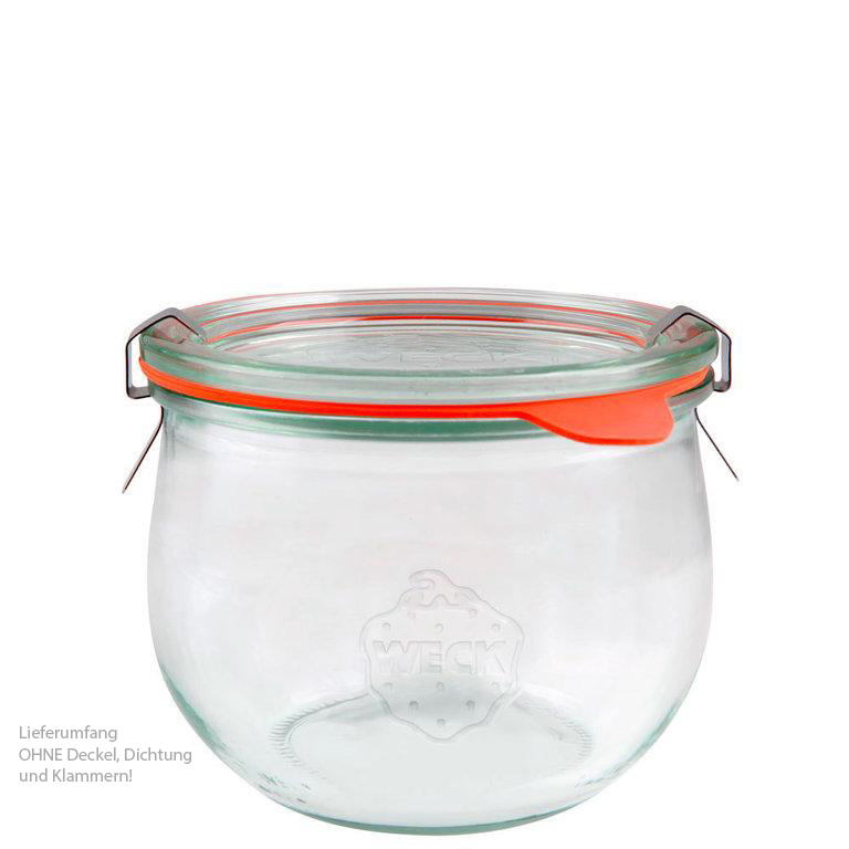 WECK Tulpenglas | 580ml | weiß | RR100 | OHNE Verschluss