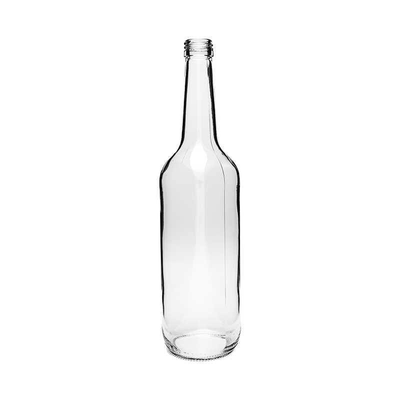 Geradhals Flasche |  700ml | PP28 Mündung | OHNE VERSCHLUSS