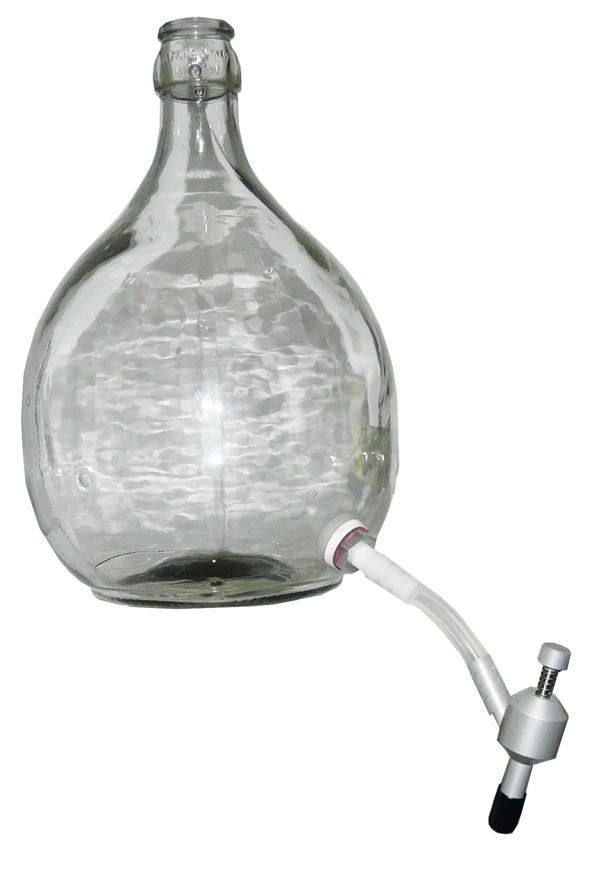 10l Glasballon | Schlauchhahn-Ablass
