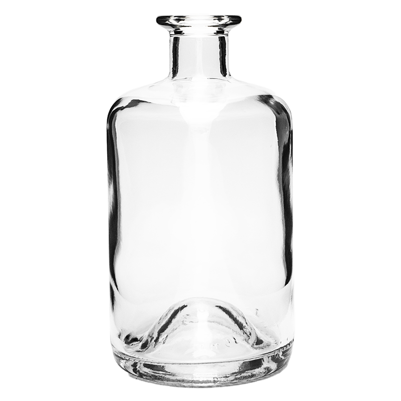 Apothekerflasche | 500ml | weiß | Korkmündung | 18,5mm | OHNE Verschluss