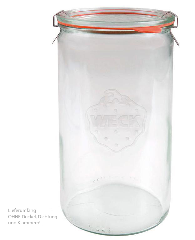 WECK Zylinderglas 1590 ml (OHNE VERSCHLUSS)