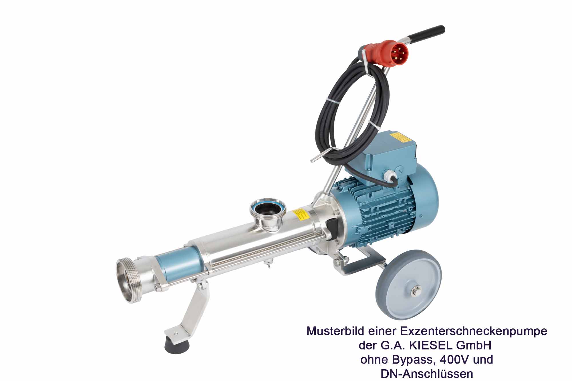 Exzenterschneckenpumpe | SP05 | M05 | mit Bypass federbelastet | DN65 AG / DN65 AG |KIESEL