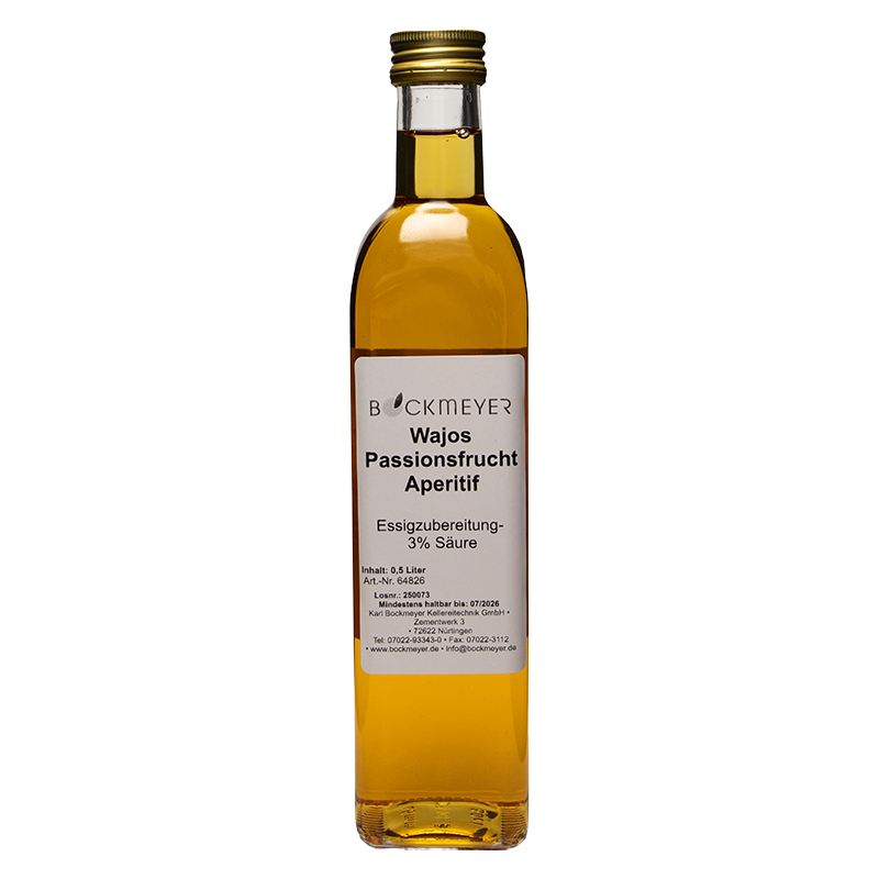500ml Passionsfrucht Aperitif 3% Säure