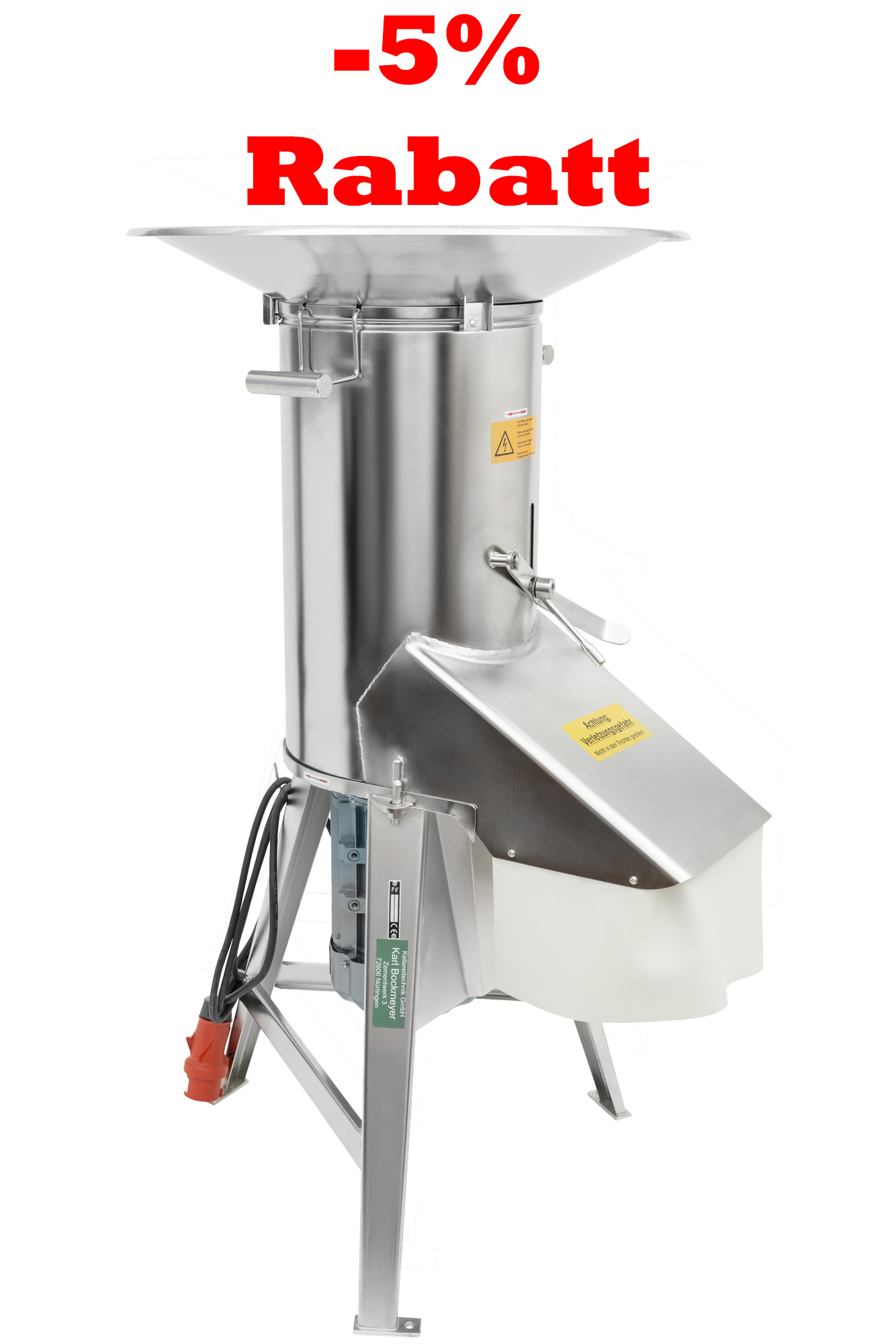 Allesmuser M550 | 5,5kW | 4-5 t/h | Edelstahl