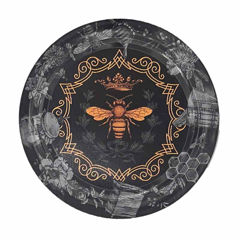 Twist-off Verschluss | 82mm | Bienenkönigin -schwarz-