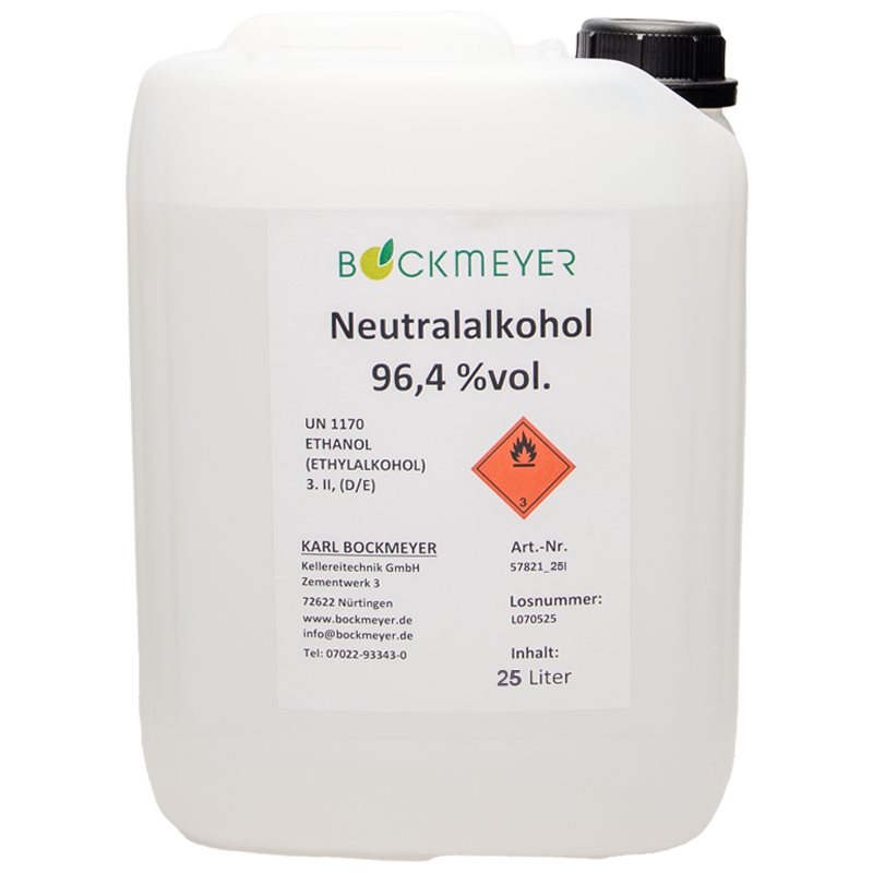 Neutralalkohol | mind. 96% vol Alk.  | 25l Kanister