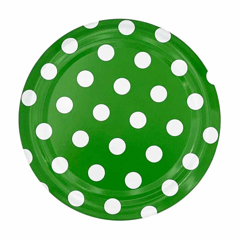 Twist-off Verschluss | 82mm | grün mit weißen Punkten