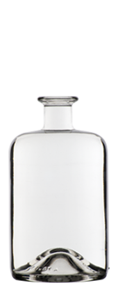 Apothekerflasche 0,7 Liter, weiß (OHNE VERSCHLUSS) -nur komp. Palette-