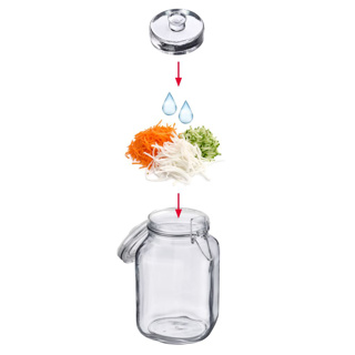Fermentiergewichte | Ø7cm | je 207g | 4 Stück aus massivem Glas