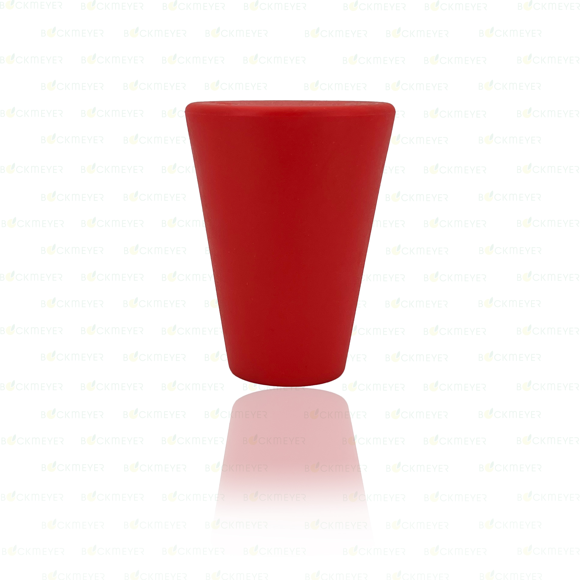 Gummistopfen | 60mm/35mm H=80mm | für 54 Liter Glasballon | rot