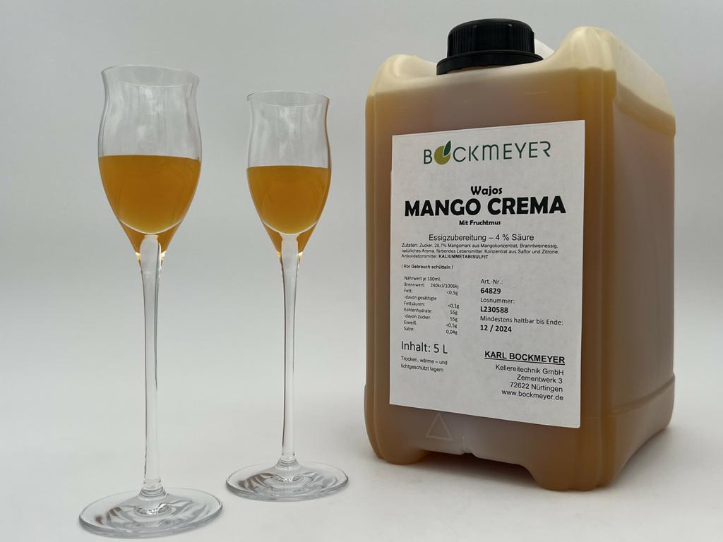 5l Wajos Mango Crema mit Fruchtmus 4% Säure
