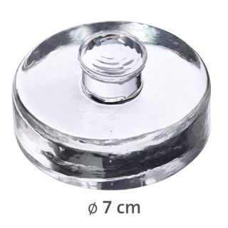 Fermentiergewichte | Ø7cm | je 207g | 4 Stück aus massivem Glas