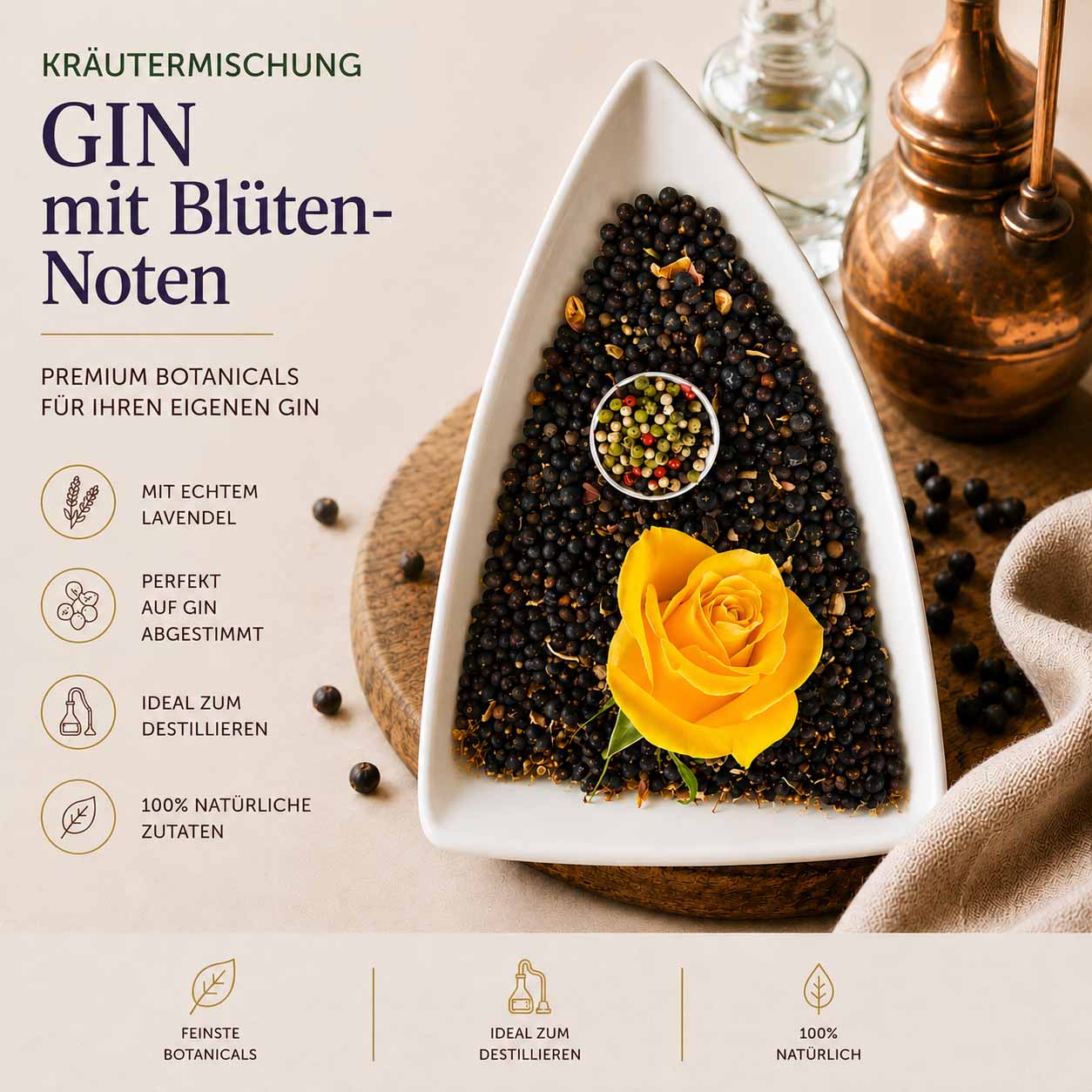 1kg | Kräutermischung | Gin | BOCKMEYER | P3PP3R & RSE