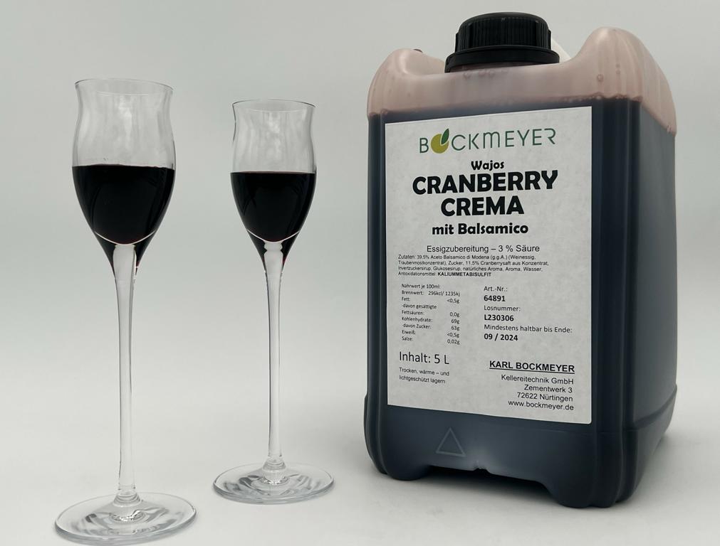5l Wajos Cranberry Crema 3% Säure