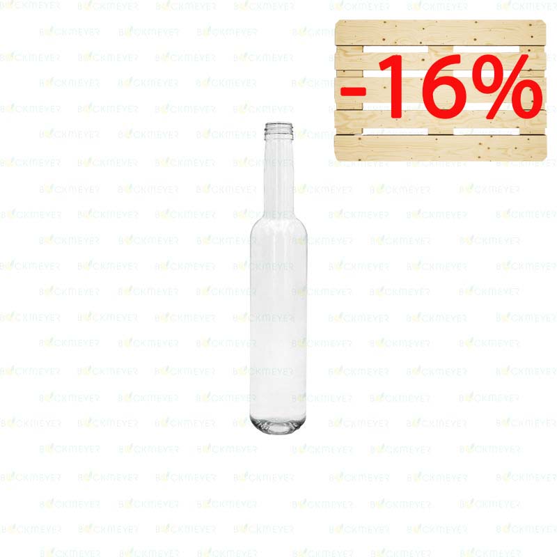Bordeaux Pinta | 350ml | PP-Gewinde | weiß | OHNE VERSCHLUSS | Palettenartikel