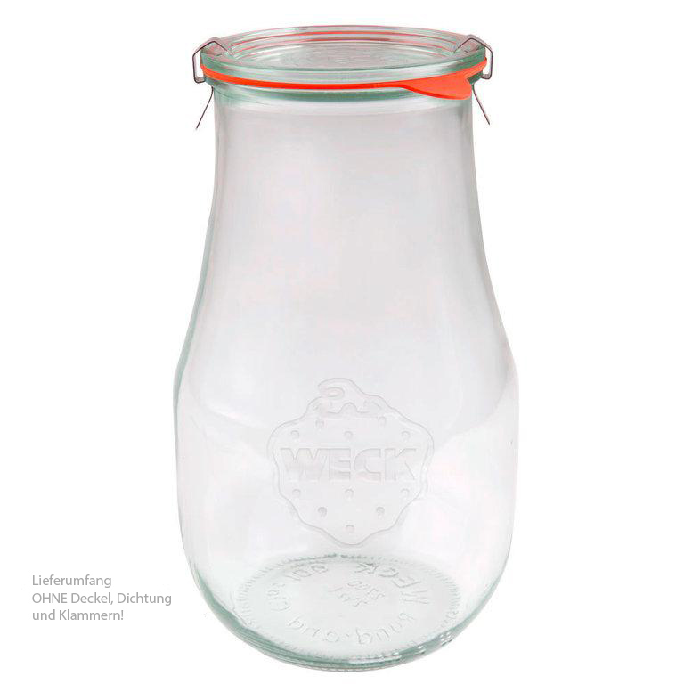 WECK Tulpenglas | 2700ml | weiß | RR100 | OHNE Verschluss