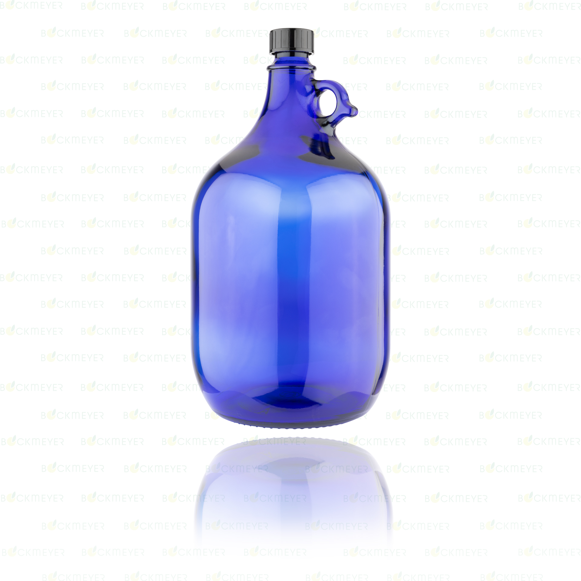 Henkelflasche 5 Liter,  blau (OHNE VERSCHLUSS)