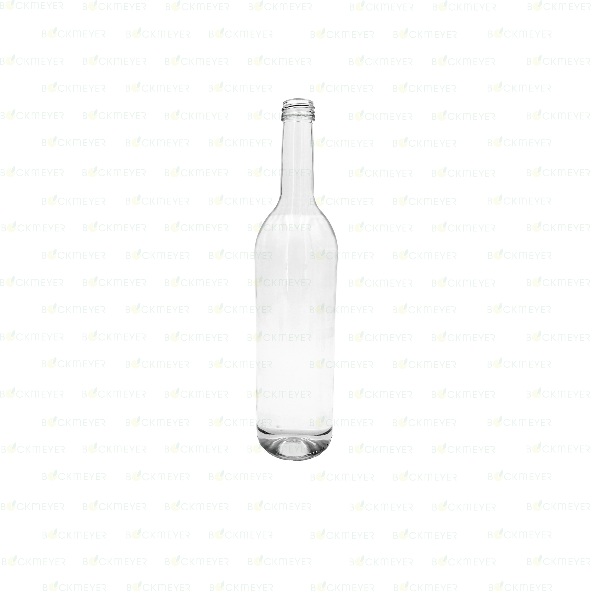 Weinflasche Bordeaux 0,75 Liter, weiß (Schraubverschluss) (OHNE VERSCHLUSS)