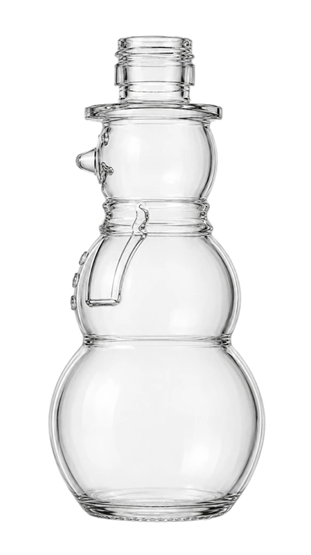 Schneemann | 200ml | weiß | Schraubverschluss | PP | 28mm | OHNE Verschluss