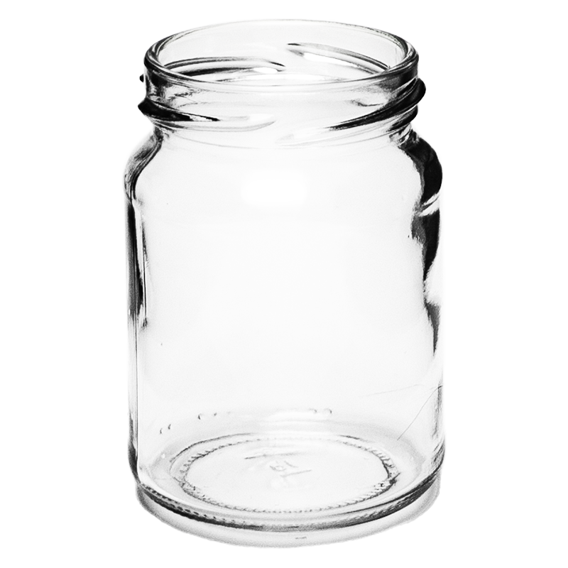 Weithalsglas | 143ml | rund | TO 53mm | OHNE VERSCHLUSS