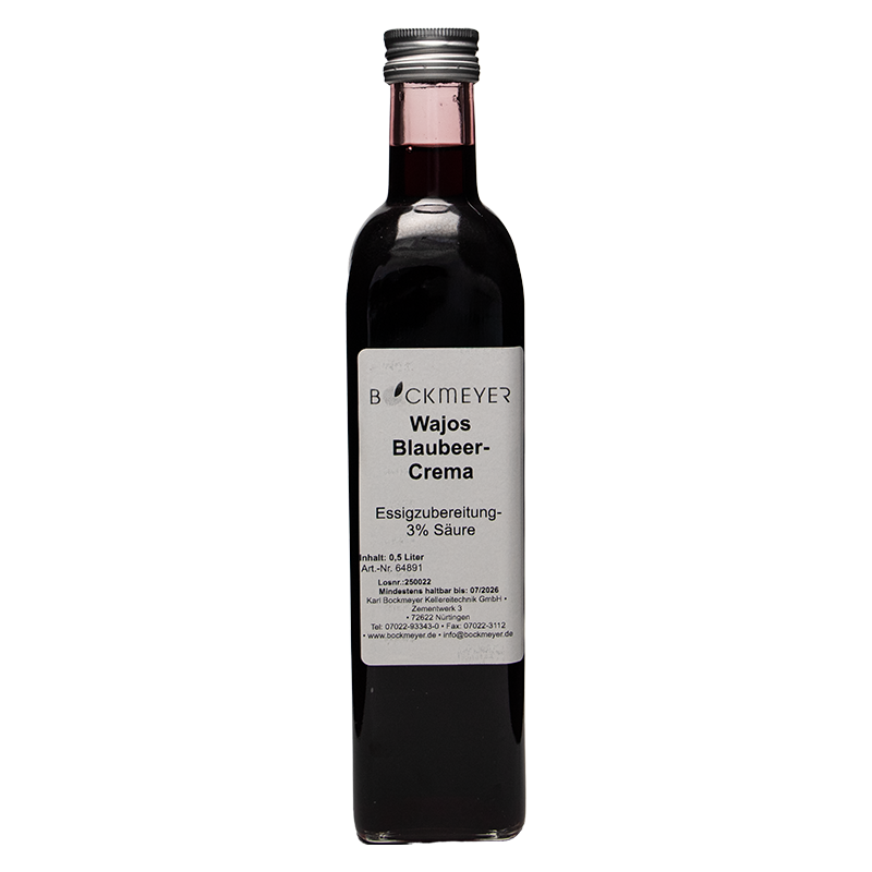 500ml Blaubeer Crema 3% Säure
