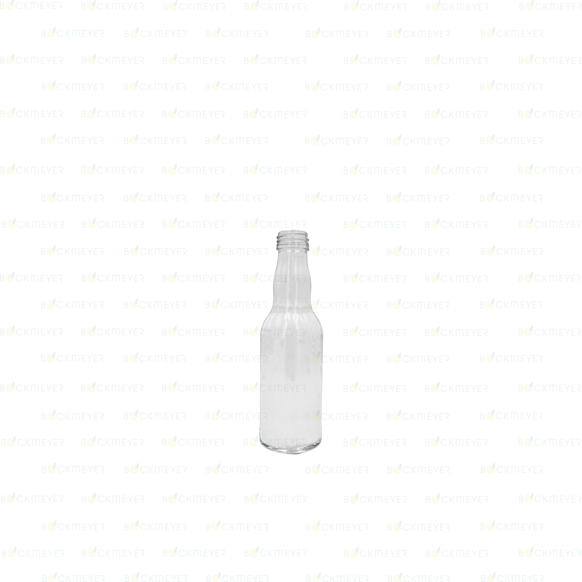 Kropfhalsflasche 0,2 Liter, weiß (OHNE VERSCHLUSS)