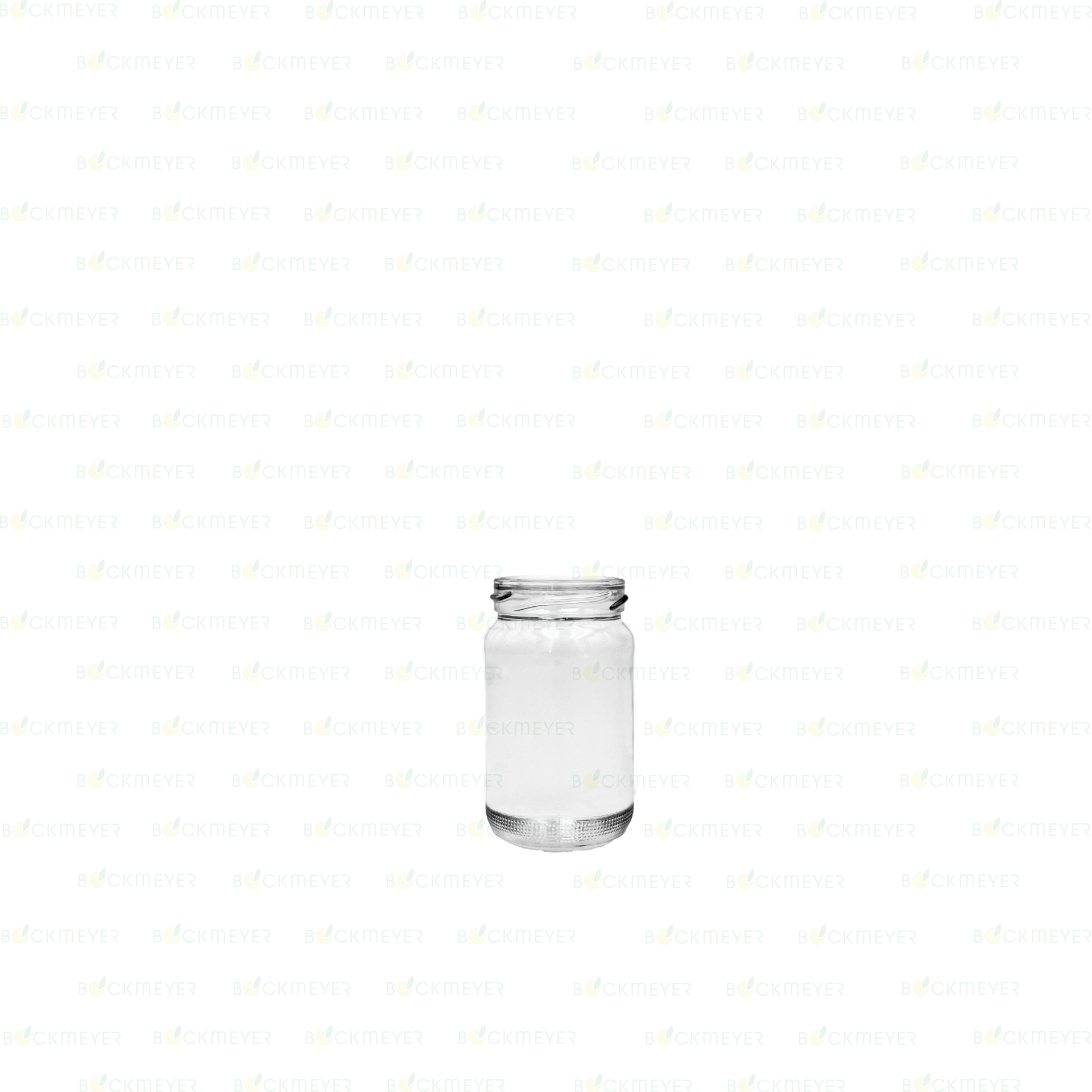 Weithalsglas 106 ml, weiß (OHNE VERSCHLUSS)