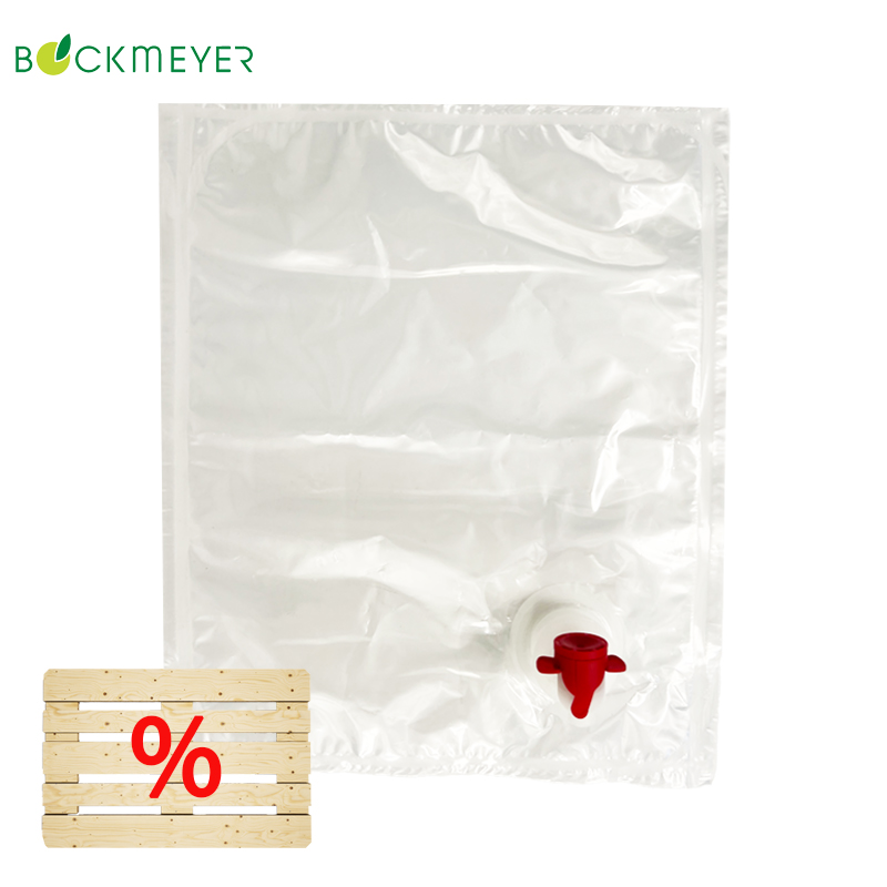 3l Bag in Box | BEUTEL | für Saft | BOCKMEYER | transparent | Auslauf seitl. | Palette 6.000Stk