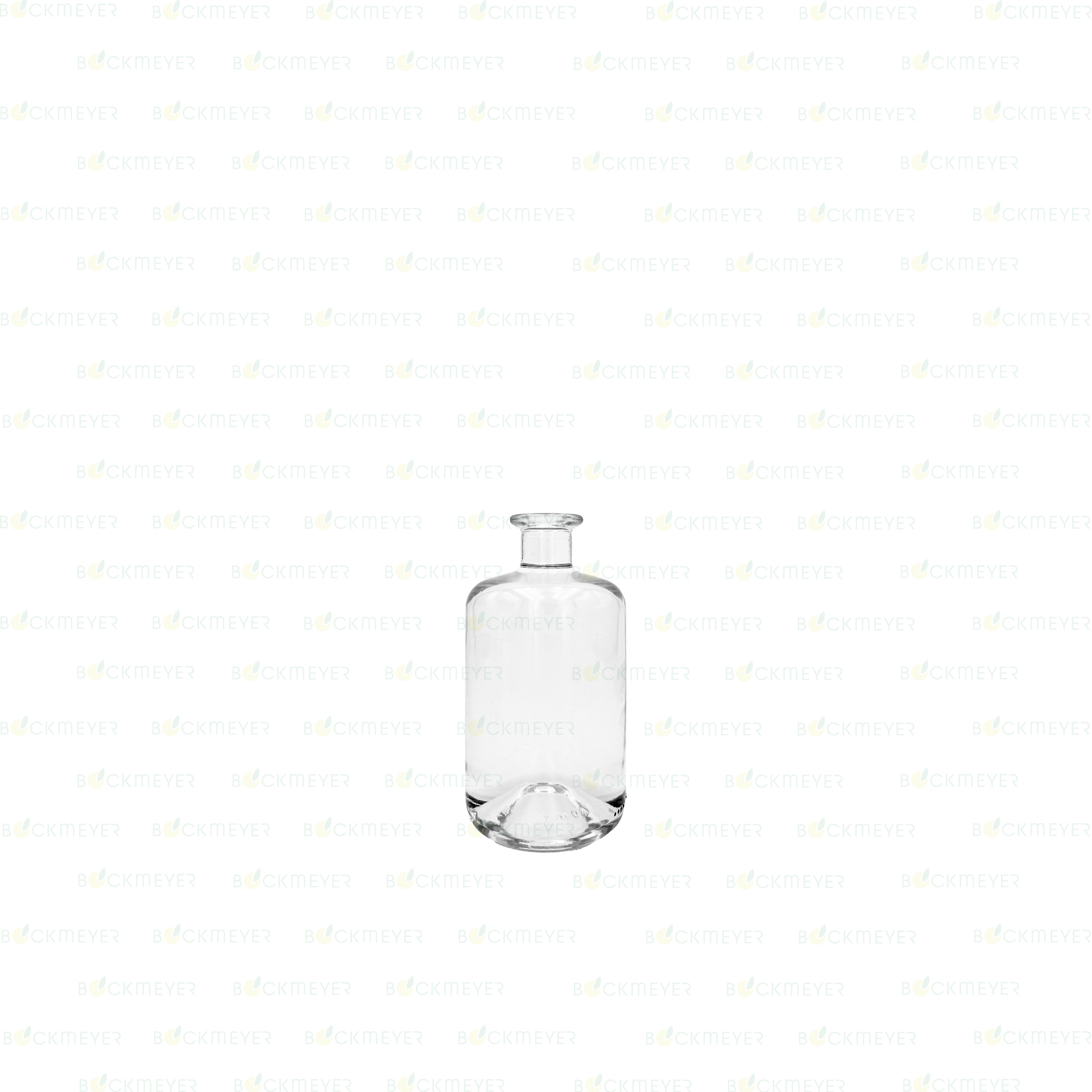 Apothekerflasche 0,7 Liter, weiß (OHNE VERSCHLUSS) -nur komp. Palette-
