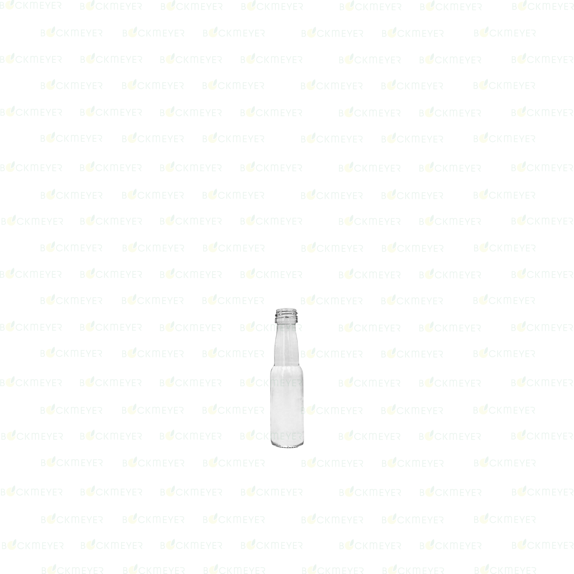 Portionsflasche 20 ml rund Kropfhals, weiß (OHNE VERSCHLUSS)