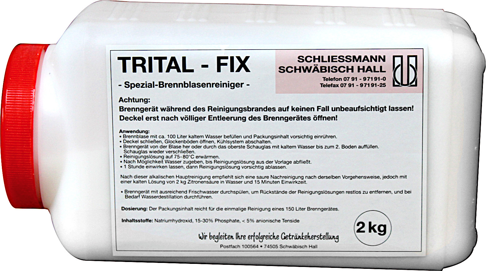 TRITAL-FIX  2kg, Brennereireiniger