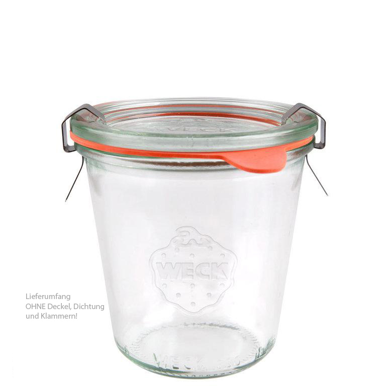 WECK Sturzglas | 290ml | weiß | RR80 | OHNE Verschluss