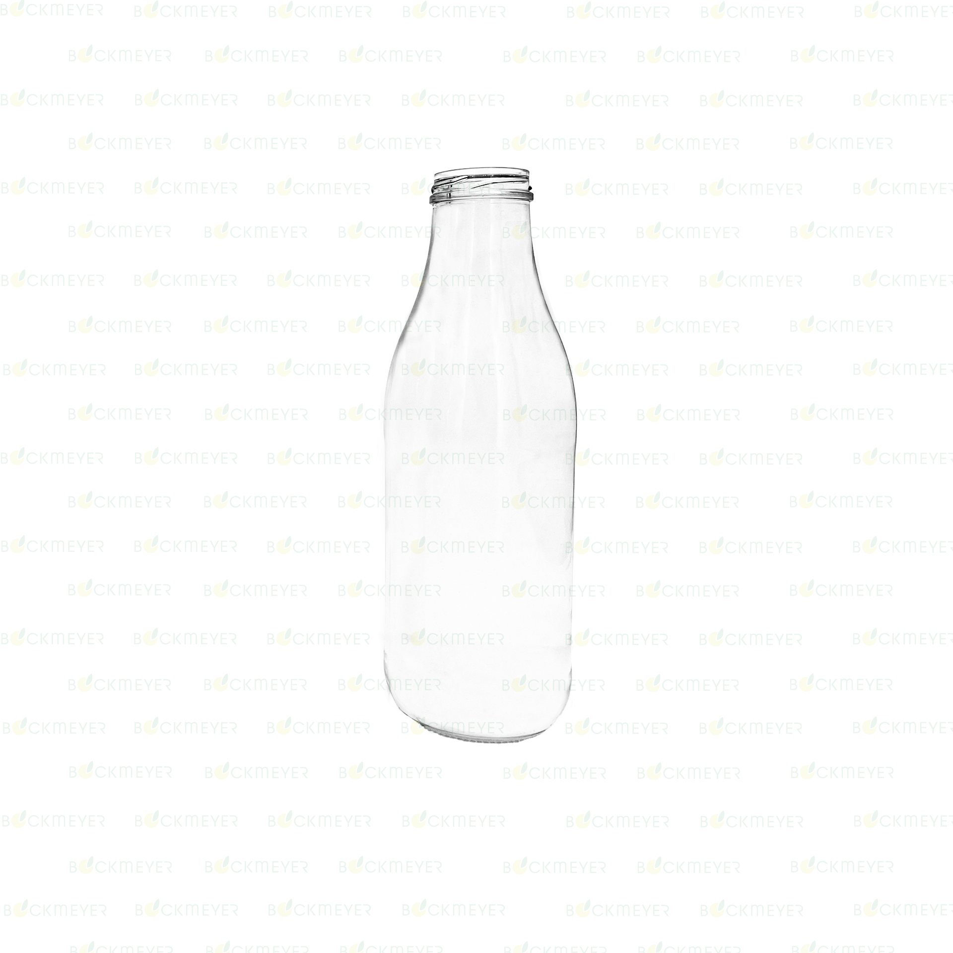 Fruchtsaftflasche Weithals 1,0 Liter, weiß (OHNE VERSCHLUSS)