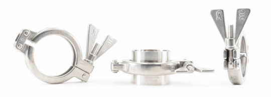 Klammer | 2" | Tri-Clamp | mit Flügelmutter