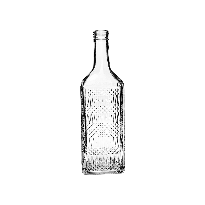 Kirschwasserflasche | Reliefmotiv | 500ml | PP31,5 Mündung | OHNE VERSCHLUSS