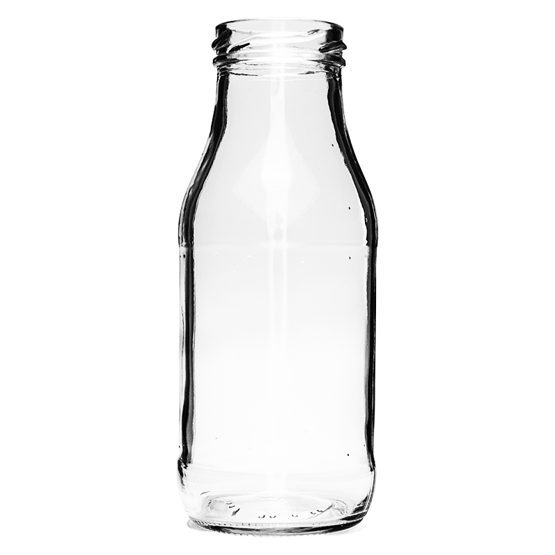Fruchtsaftflasche | Weithals | 500ml | weiß | OHNE VERSCHLUSS