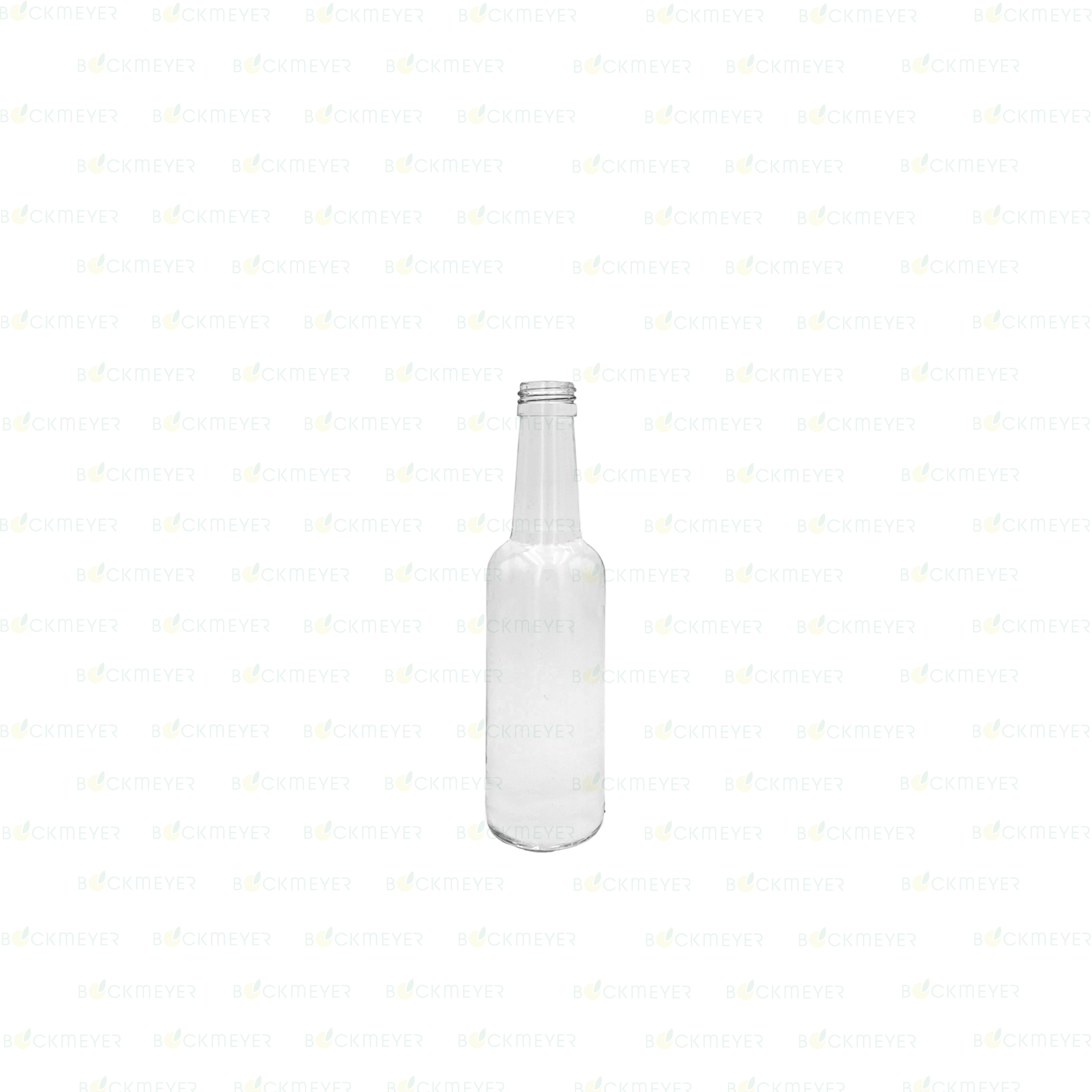 Geradhals Flasche 0,35 Liter, weiß (OHNE VERSCHLUSS)