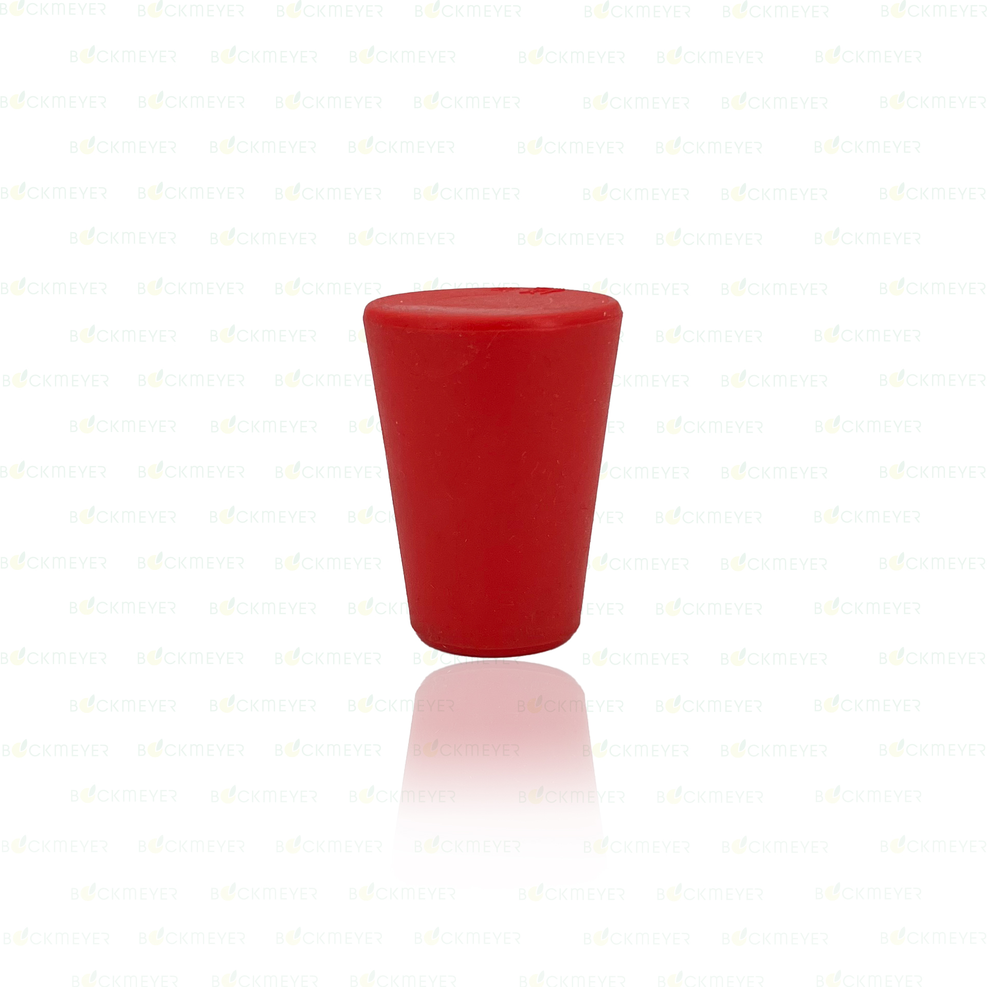 Gummistopfen | 45mm/30mm H=60mm | für 10-25 Liter Glasballon | rot