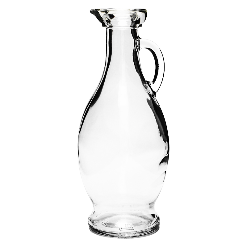 Egizia-Karaffe | 250ml | weiß | Korkmündung | 16mm | OHNE Verschluss