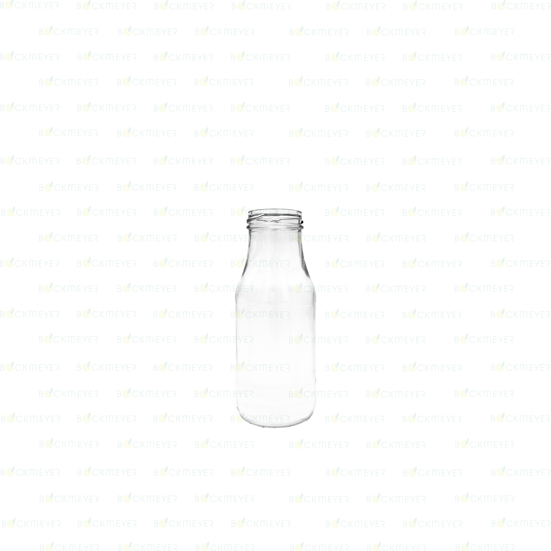 Fruchtsaftflasche Weithals 0,25 Liter, weiß (OHNE VERSCHLUSS)