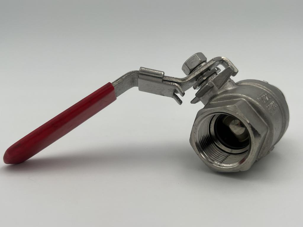 Kugelhahn | 1/2" IG  AG | aus Edelstahl